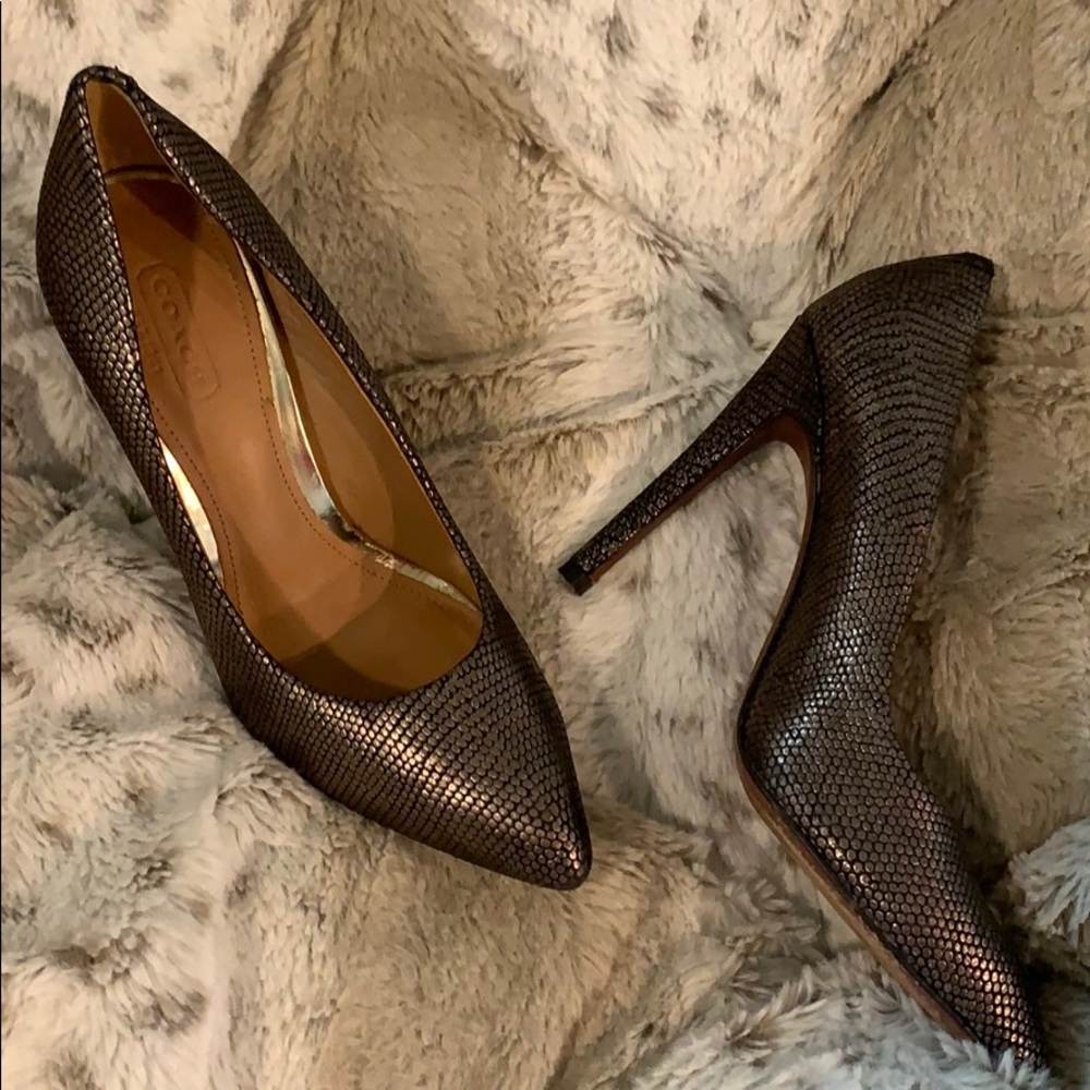 Size 5 Coach heels!